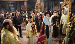 Η ακολουθία των Α' Χαιρετισμών στην Αγία Βαρβάρα Ιλίου