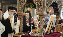 Η υποδοχή του ιερού λειψάνου της Αγ. Αικατερίνης από το Όρος Σινά