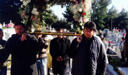 Ο Επιτάφιος στο Κοιμητήριο Αχαρνών