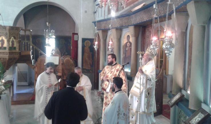 Αρχιερατικό μνημόσυνο των ενοριτών στον Άγιο Γεώργιο Αχαρνών