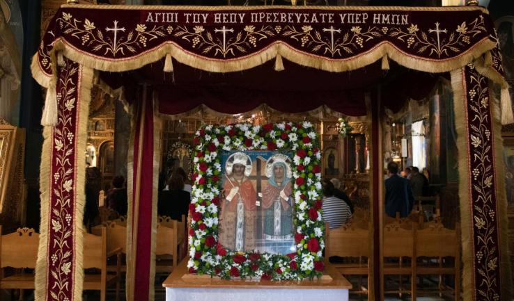 Η πανήγυρις των Αγίων Κωνσταντίνου και Ελένης Άνω Λιοσίων