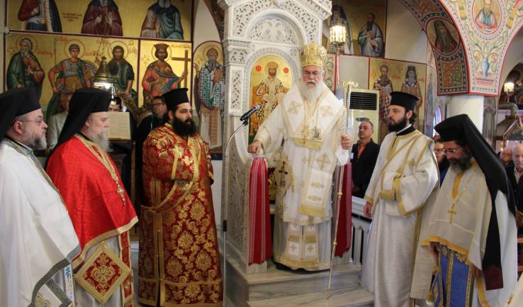 Πανηγυρική Θεία Λειτουργία στην εορτή των Αγίων Μυροφόρων