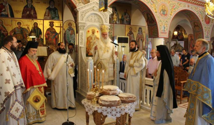 Η εορτή της Αναλήψεως στον ναό των Μυροφόρων γυναικών