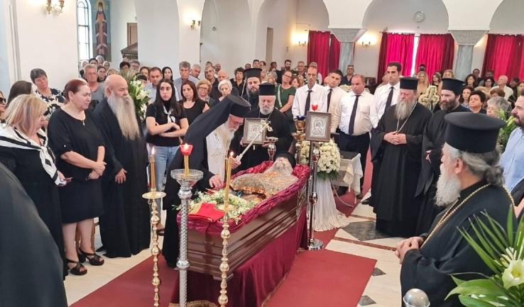 Εξόδιος ακολουθία μακαριστού πατρός Γεωργίου Βακάλογλου