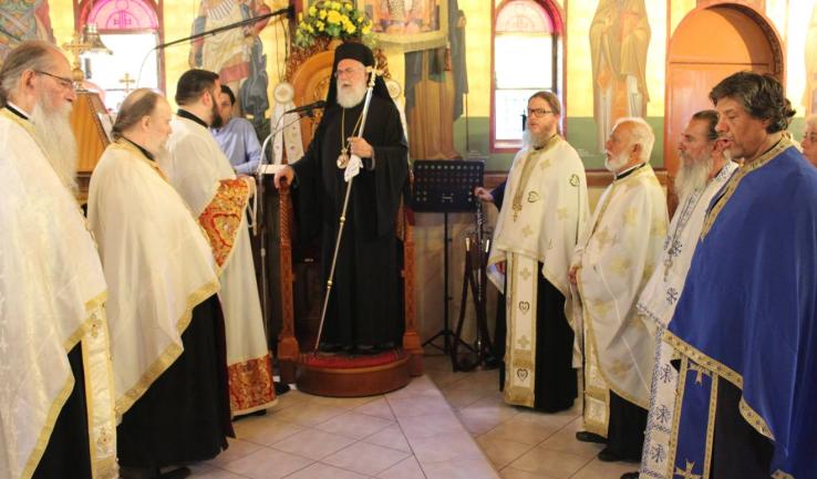 Ο πανηγυρικός Εσπερινός στην Μεταμόρφωση του Σωτήρος Ζωφριάς