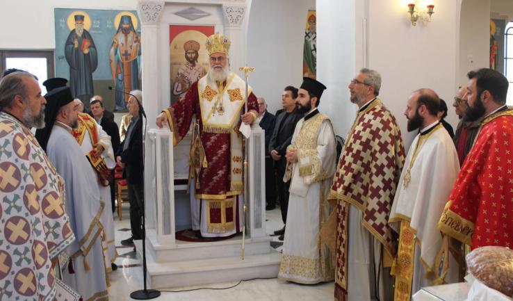 Θεία Λειτουργία στον πανηγυρίζοντα Άγιο Δημήτριο Άνω Λιοσίων