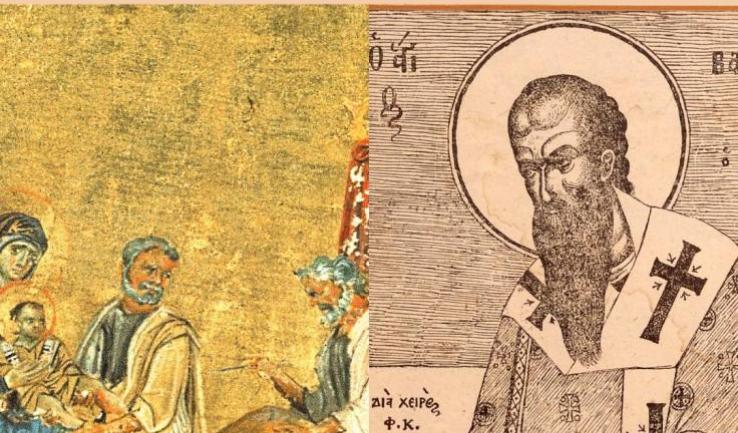 Νυχτερινή Θεία Λειτουργία Πρωτοχρονιάς στην Αγία Βαρβάρα Ιλίου