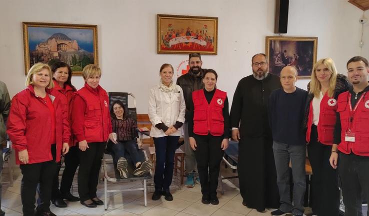 1η εθελοντική αιμοδοσία ενορίας Προφήτου Ηλιού Πετρ.