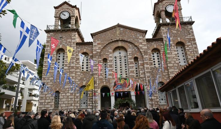 Η εορτή των Θεοφανείων στην Κοίμηση Θεοτόκου Αχαρνών