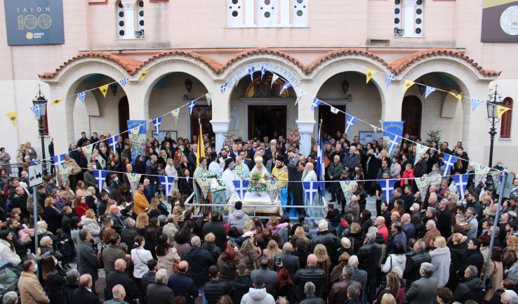 Θεοφάνεια στον Μητροπολιτικό Ναό Ιλίου