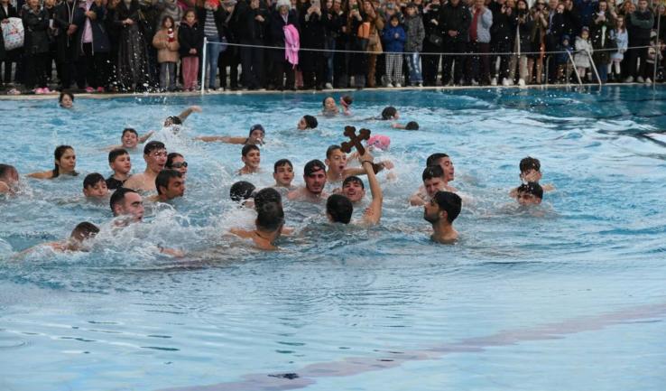 Ευλογία των υδάτων στο Ολυμπιακό Χωριό