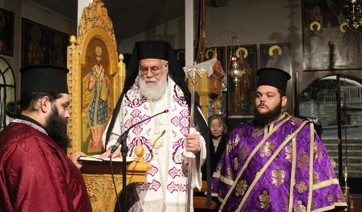 Θεία Λειτουργία Προηγιασμένων στον Προφ. Ηλία Πετρ.