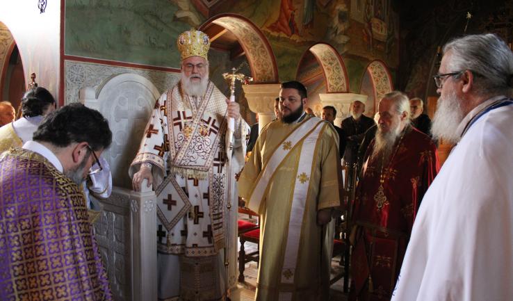 Στην Μονή Νέου Στουδίου Ε' Κυριακή Νηστειών