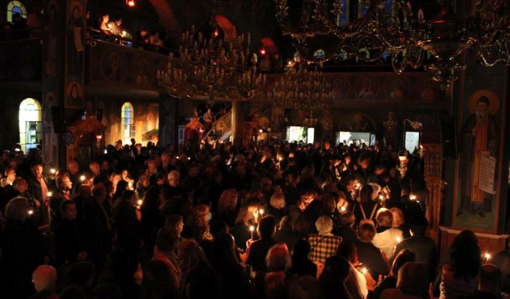 Μεγάλη Πέμπτη στην Αγία Βαρβάρα Ιλίου