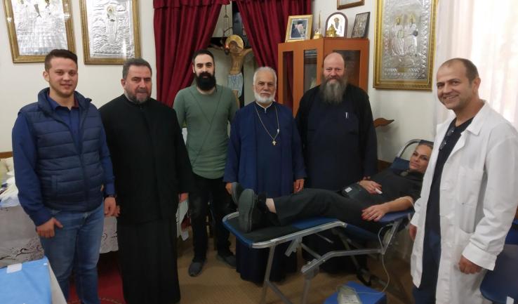 Επιτυχημένη αιμοδοσία των ενοριών του Ζεφυρίου